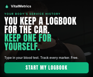 VitalMetrics: you keep a logbook for the car. Keep one for yourself.