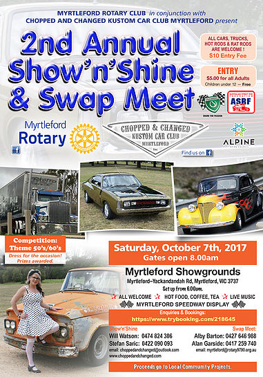 2nd Annual Show'n'Shine & Swap Meet flyer