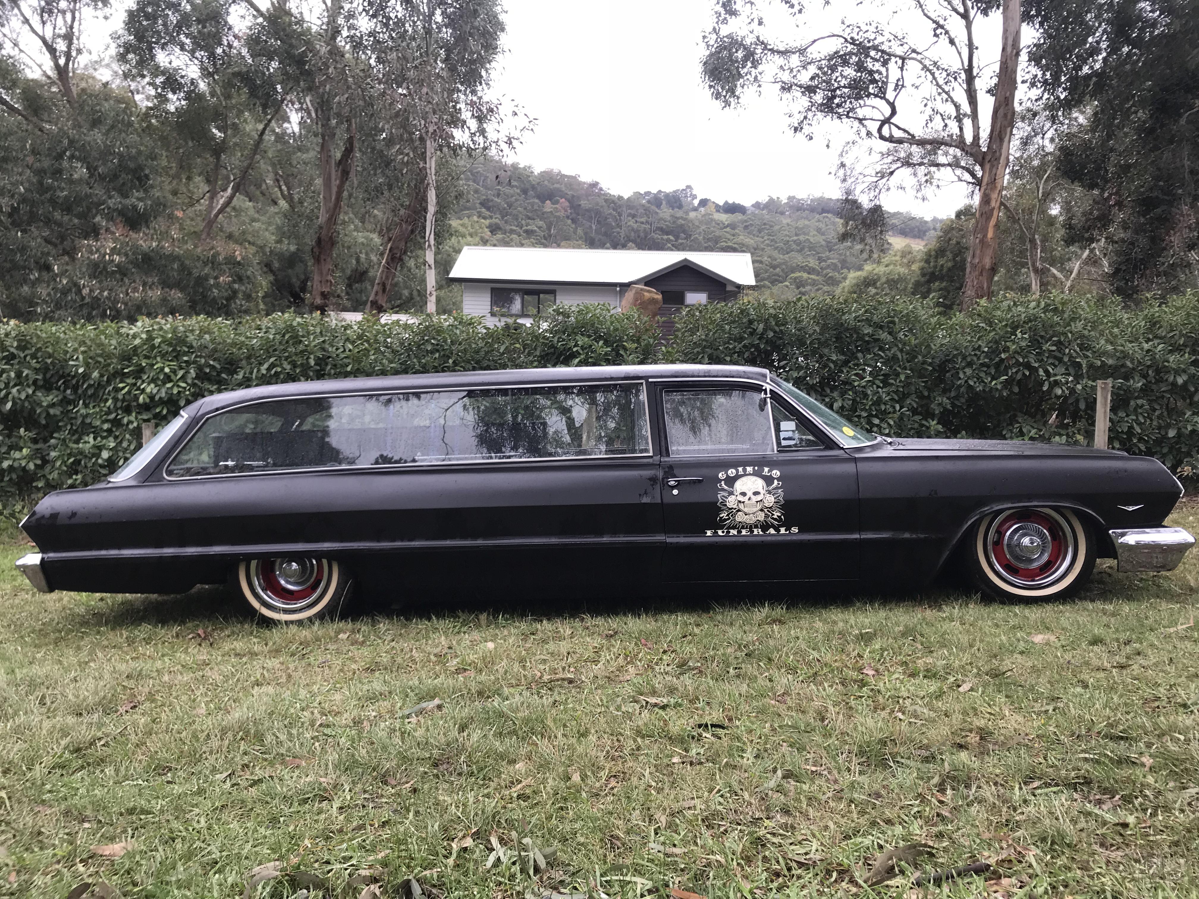 1963 Chevrolet Bel Air Hearse Jcw5004130 Just Cars